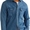 Men's Long Sleeve Snap Front Wyatt Shirt